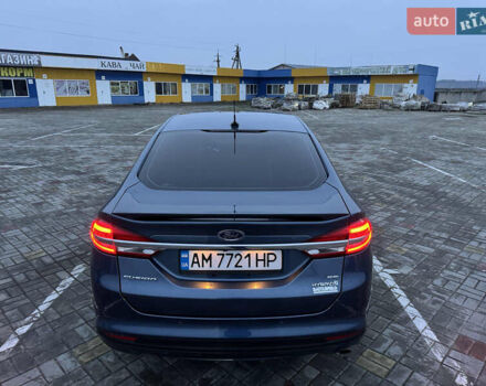 Синий Форд Фьюжн, объемом двигателя 2 л и пробегом 174 тыс. км за 13800 $, фото 16 на Automoto.ua