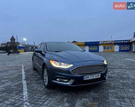 Синий Форд Фьюжн, объемом двигателя 2 л и пробегом 174 тыс. км за 13800 $, фото 1 на Automoto.ua