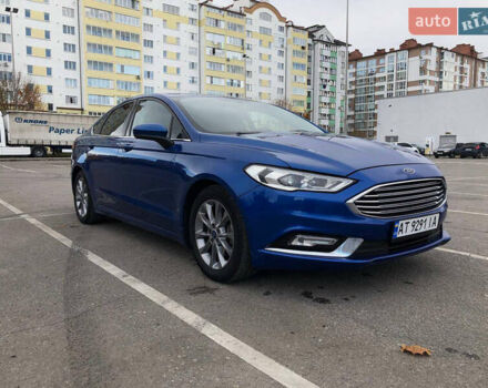 Форд Фьюжн 2017 в Ивано-Франковске на Automoto.ua Синий Форд Фьюжн, объемом двигателя 2.49 л и пробегом 132 тыс. км за 12700 $, фото 3 на Automoto.ua