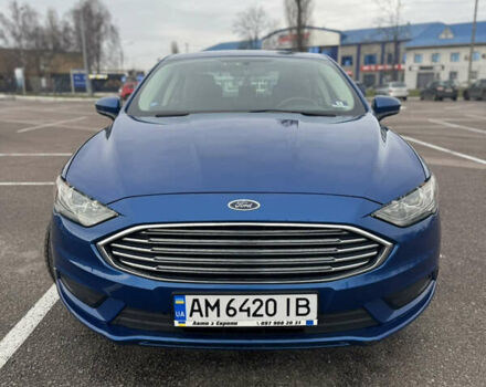 Синий Форд Фьюжн, объемом двигателя 2.5 л и пробегом 172 тыс. км за 14000 $, фото 5 на Automoto.ua
