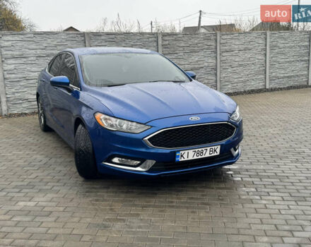 Синий Форд Фьюжн, объемом двигателя 2.5 л и пробегом 125 тыс. км за 12400 $, фото 1 на Automoto.ua