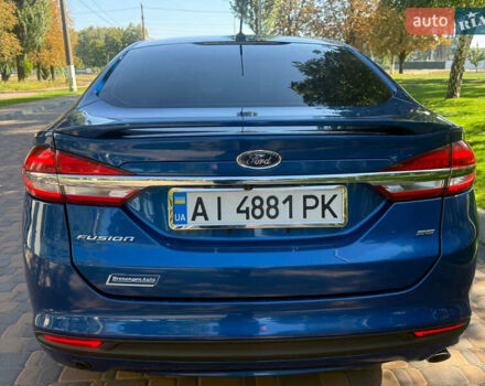 Синий Форд Фьюжн, объемом двигателя 2.5 л и пробегом 139 тыс. км за 11600 $, фото 3 на Automoto.ua