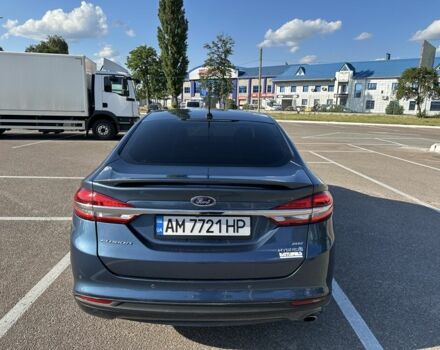 Форд Фьюжн 2017 в Житомире на Automoto.ua Синий Форд Фьюжн, объемом двигателя 2 л и пробегом 172 тыс. км за 13350 $, фото 6 на Automoto.ua