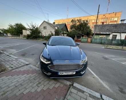 Синий Форд Фьюжн, объемом двигателя 2 л и пробегом 172 тыс. км за 14400 $, фото 1 на Automoto.ua