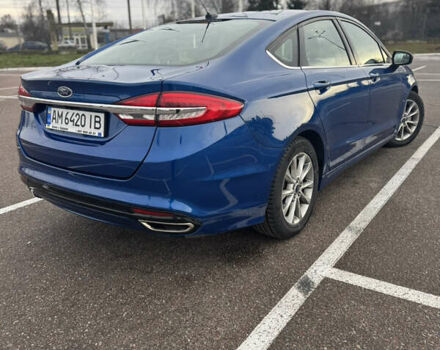 Синий Форд Фьюжн, объемом двигателя 2.5 л и пробегом 172 тыс. км за 14000 $, фото 12 на Automoto.ua