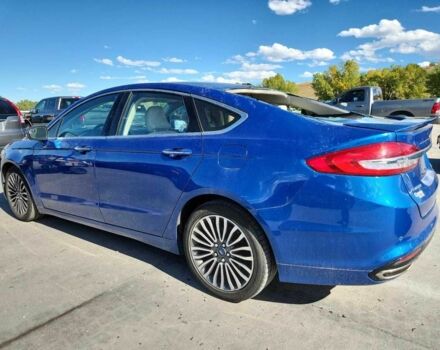 Синий Форд Фьюжн, объемом двигателя 2 л и пробегом 75 тыс. км за 4000 $, фото 1 на Automoto.ua