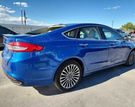 Синий Форд Фьюжн, объемом двигателя 2 л и пробегом 75 тыс. км за 4000 $, фото 2 на Automoto.ua