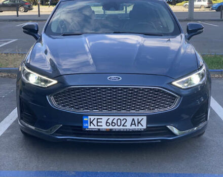 Форд Фьюжн 2018 в Днепре (Днепропетровске) на Automoto.ua Синий Форд Фьюжн, объемом двигателя 2 л и пробегом 150 тыс. км за 17250 $, фото 2 на Automoto.ua