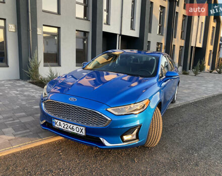 Форд Фьюжн 2019 в Киеве на Automoto.ua Синий Форд Фьюжн, объемом двигателя 2 л и пробегом 41 тыс. км за 24900 $, фото 21 на Automoto.ua