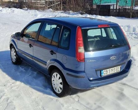 Синий Форд Фьюжн, объемом двигателя 1.39 л и пробегом 178 тыс. км за 5150 $, фото 1 на Automoto.ua