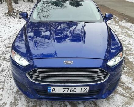 Синий Форд Фьюжн, объемом двигателя 2.5 л и пробегом 213 тыс. км за 9200 $, фото 1 на Automoto.ua