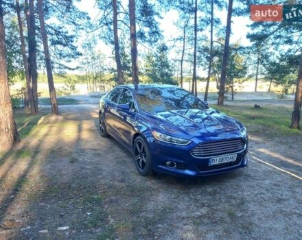 Синий Форд Фьюжн, объемом двигателя 2 л и пробегом 315 тыс. км за 9000 $, фото 1 на Automoto.ua
