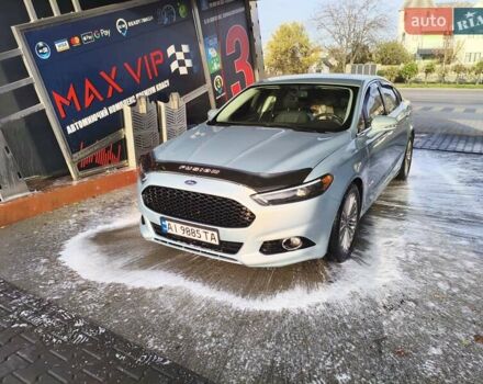 Синий Форд Фьюжн, объемом двигателя 2 л и пробегом 168 тыс. км за 12200 $, фото 1 на Automoto.ua