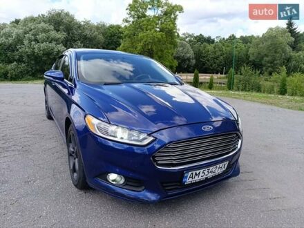 Форд Фьюжен 2013 у Житомирі на Automoto.ua Синій Форд Фьюжен, об'ємом двигуна 2 л та пробігом 258 тис. км за 8500 $, фото 1 на Automoto.ua