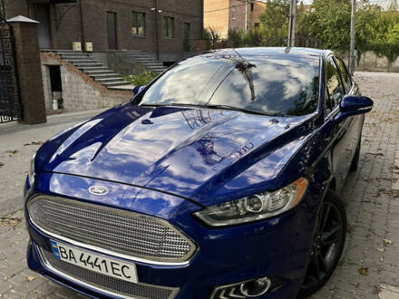Форд Фьюжн 2013 в Кропивницком (Кировограде) на Automoto.ua Синий Форд Фьюжн, объемом двигателя 2 л и пробегом 128 тыс. км за 12500 $, фото 1 на Automoto.ua