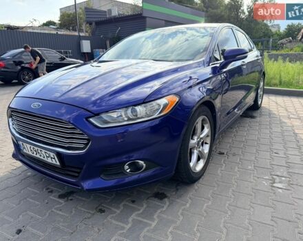 Синий Форд Фьюжн, объемом двигателя 2.49 л и пробегом 213 тыс. км за 8800 $, фото 1 на Automoto.ua