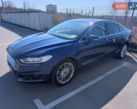Синий Форд Фьюжн, объемом двигателя 2 л и пробегом 173 тыс. км за 10400 $, фото 1 на Automoto.ua