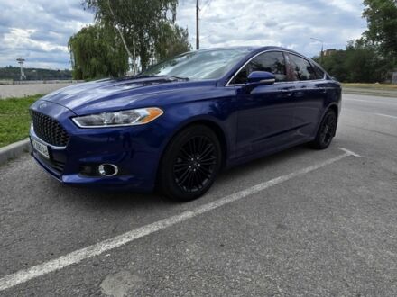 Синий Форд Фьюжн, объемом двигателя 1.5 л и пробегом 170 тыс. км за 10000 $, фото 1 на Automoto.ua