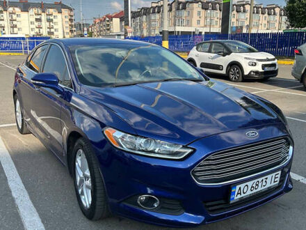 Форд Фьюжен 2015 у Ужгороді на Automoto.ua Синій Форд Фьюжен, об'ємом двигуна 1.5 л та пробігом 141 тис. км за 12500 $, фото 1 на Automoto.ua