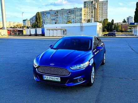 Синий Форд Фьюжн, объемом двигателя 2 л и пробегом 223 тыс. км за 9600 $, фото 1 на Automoto.ua