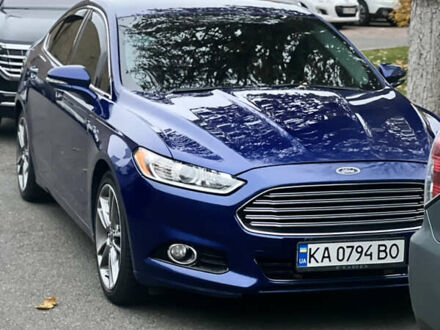 Синий Форд Фьюжн, объемом двигателя 1.5 л и пробегом 170 тыс. км за 12000 $, фото 1 на Automoto.ua