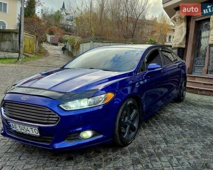 Синий Форд Фьюжн, объемом двигателя 2.5 л и пробегом 185 тыс. км за 9500 $, фото 1 на Automoto.ua