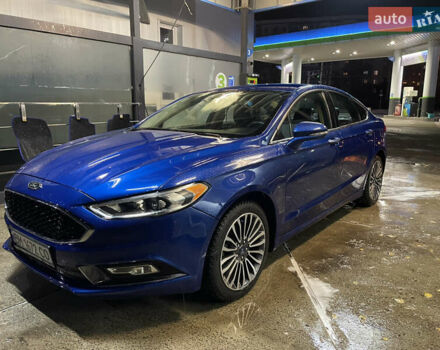 Синий Форд Фьюжн, объемом двигателя 2 л и пробегом 63 тыс. км за 14500 $, фото 1 на Automoto.ua