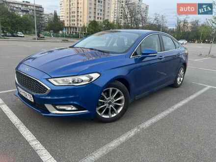 Форд Фьюжн 2017 в Киеве на Automoto.ua Синий Форд Фьюжн, объемом двигателя 1.5 л и пробегом 107 тыс. км за 10500 $, фото 1 на Automoto.ua