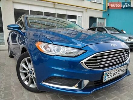 Форд Фьюжн 2017 в Хмельницком на Automoto.ua Синий Форд Фьюжн, объемом двигателя 2 л и пробегом 128 тыс. км за 17500 $, фото 1 на Automoto.ua