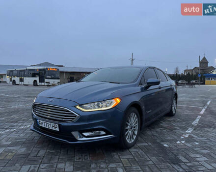 Синий Форд Фьюжн, объемом двигателя 2 л и пробегом 174 тыс. км за 13800 $, фото 1 на Automoto.ua