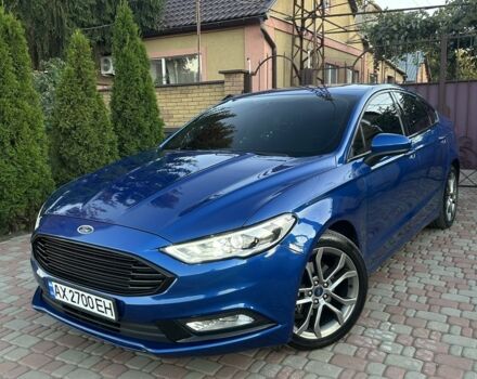 Синий Форд Фьюжн, объемом двигателя 1.5 л и пробегом 90 тыс. км за 14000 $, фото 1 на Automoto.ua