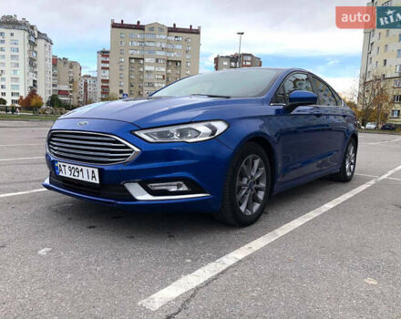 Форд Фьюжн 2017 в Ивано-Франковске на Automoto.ua Синий Форд Фьюжн, объемом двигателя 2.49 л и пробегом 132 тыс. км за 12700 $, фото 1 на Automoto.ua