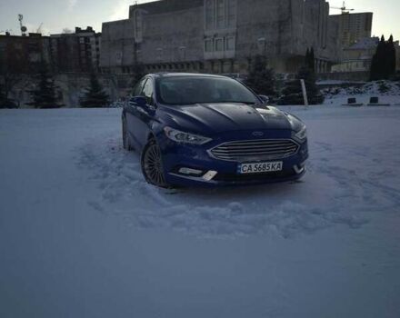 Синий Форд Фьюжн, объемом двигателя 2 л и пробегом 147 тыс. км за 9500 $, фото 1 на Automoto.ua