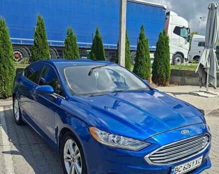 Синий Форд Фьюжн, объемом двигателя 1.5 л и пробегом 106 тыс. км за 9500 $, фото 1 на Automoto.ua