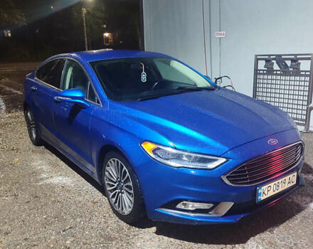 Синий Форд Фьюжн, объемом двигателя 2 л и пробегом 293 тыс. км за 12800 $, фото 1 на Automoto.ua