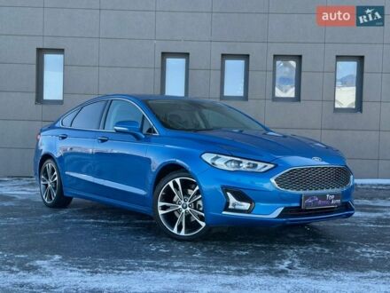 Синий Форд Фьюжн, объемом двигателя 2 л и пробегом 65 тыс. км за 16700 $, фото 1 на Automoto.ua