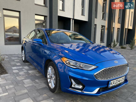 Форд Фьюжн 2019 в Киеве на Automoto.ua Синий Форд Фьюжн, объемом двигателя 2 л и пробегом 41 тыс. км за 24900 $, фото 1 на Automoto.ua