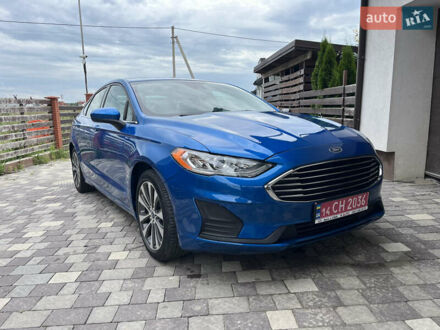Форд Фьюжн 2019 в Львове на Automoto.ua Синий Форд Фьюжн, объемом двигателя 2 л и пробегом 114 тыс. км за 12600 $, фото 1 на Automoto.ua