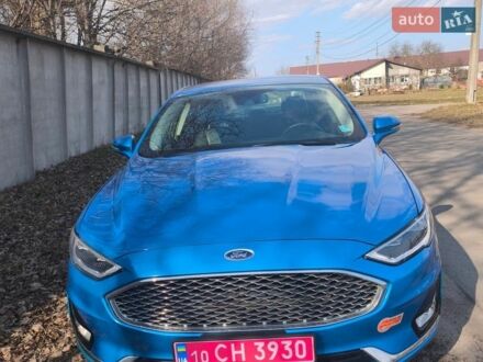 Синий Форд Фьюжн, объемом двигателя 2 л и пробегом 155 тыс. км за 15800 $, фото 1 на Automoto.ua