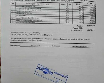 Чорний Форд Галаксі, об'ємом двигуна 2 л та пробігом 260 тис. км за 6300 $, фото 1 на Automoto.ua