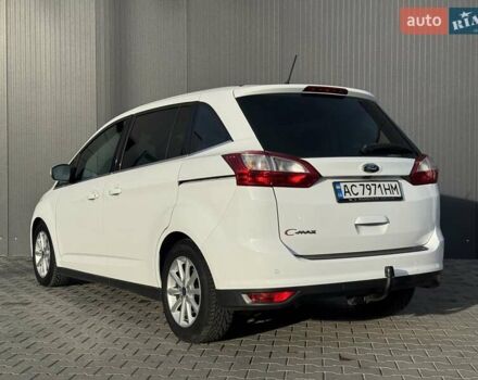 Белый Форд Гранд С-макс, объемом двигателя 1.5 л и пробегом 213 тыс. км за 10500 $, фото 1 на Automoto.ua