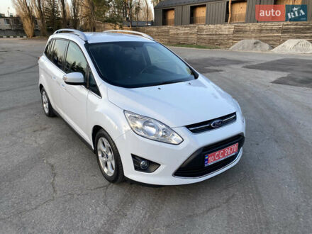 Форд Гранд С-макс 2012 в Киеве на Automoto.ua Белый Форд Гранд С-макс, объемом двигателя 1.6 л и пробегом 185 тыс. км за 8700 $, фото 1 на Automoto.ua