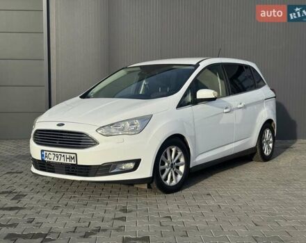 Белый Форд Гранд С-макс, объемом двигателя 1.5 л и пробегом 213 тыс. км за 10500 $, фото 1 на Automoto.ua