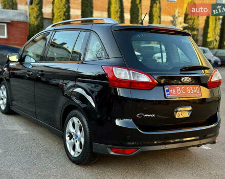 Черный Форд Гранд С-макс, объемом двигателя 1.6 л и пробегом 188 тыс. км за 7499 $, фото 9 на Automoto.ua