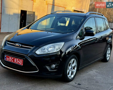 Черный Форд Гранд С-макс, объемом двигателя 1.6 л и пробегом 188 тыс. км за 7499 $, фото 1 на Automoto.ua