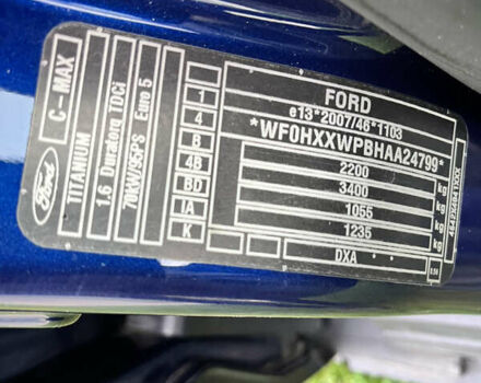 Синий Форд Гранд С-макс, объемом двигателя 1.6 л и пробегом 265 тыс. км за 7700 $, фото 51 на Automoto.ua