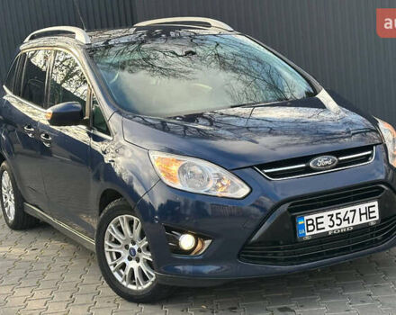 Синий Форд Гранд С-макс, объемом двигателя 1.6 л и пробегом 265 тыс. км за 7700 $, фото 1 на Automoto.ua