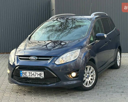Синий Форд Гранд С-макс, объемом двигателя 1.6 л и пробегом 265 тыс. км за 7700 $, фото 4 на Automoto.ua