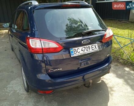 Синий Форд Гранд С-макс, объемом двигателя 1.6 л и пробегом 256 тыс. км за 7500 $, фото 3 на Automoto.ua