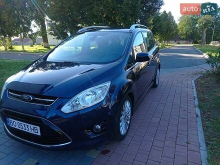Синий Форд Гранд С-макс, объемом двигателя 1.6 л и пробегом 245 тыс. км за 6900 $, фото 1 на Automoto.ua